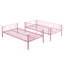 Lit en métal rose-745959626