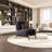 Cream antique single sofa-106686484