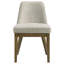 Chaise d'appoint Bryant (brun clair) rembourrée (ensemble de 2)