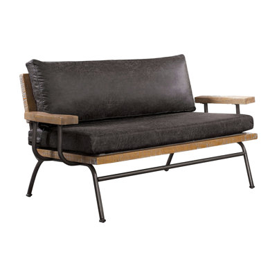 Ardizzone Faux Leather Loveseat