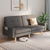 Kimiya Wood 70.5'' Reception Sofa