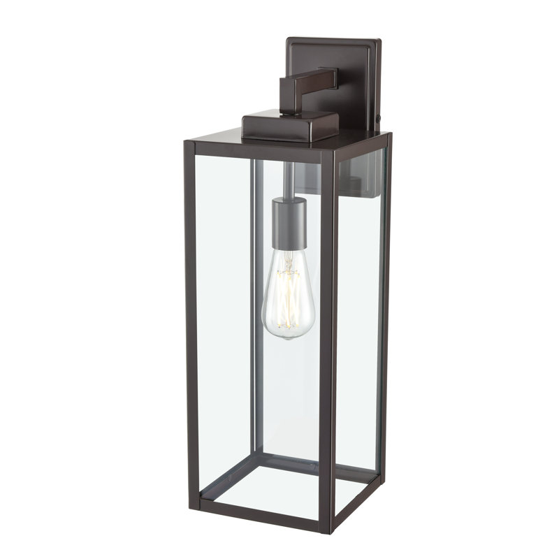 Robert 21" Tall Outdoor Wall Sconce, Bronze
