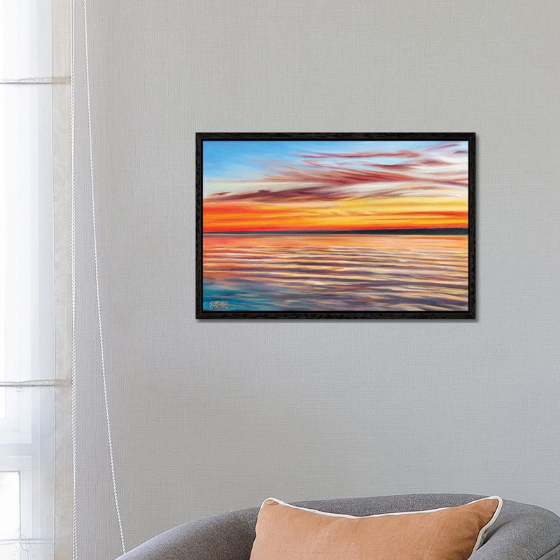 Tranquil Sky I 1 Piece Wall Art on Canvas, 66.04 cm H x 45.72 cm W, Black Framed