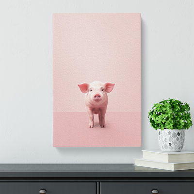 Pig Minimalism No.2 - No Frame Print