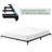 Metal Platform Bed Frame, Heavy Duty Noise Free Bed Frame with Metal Slat Support and Strong Bearing Capacity, No Box Spring Needed-103998871