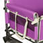 Chariot pliant 3 en 1 avec siège de banc - capacité de 500 lb, roues tout-terrain de 9 po x 4 po, structure en acier robuste pour le camping, la plage et l'extérieur-121259154