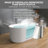 59'' x 29.5'' Freestanding Soaking Acrylic Bathtub