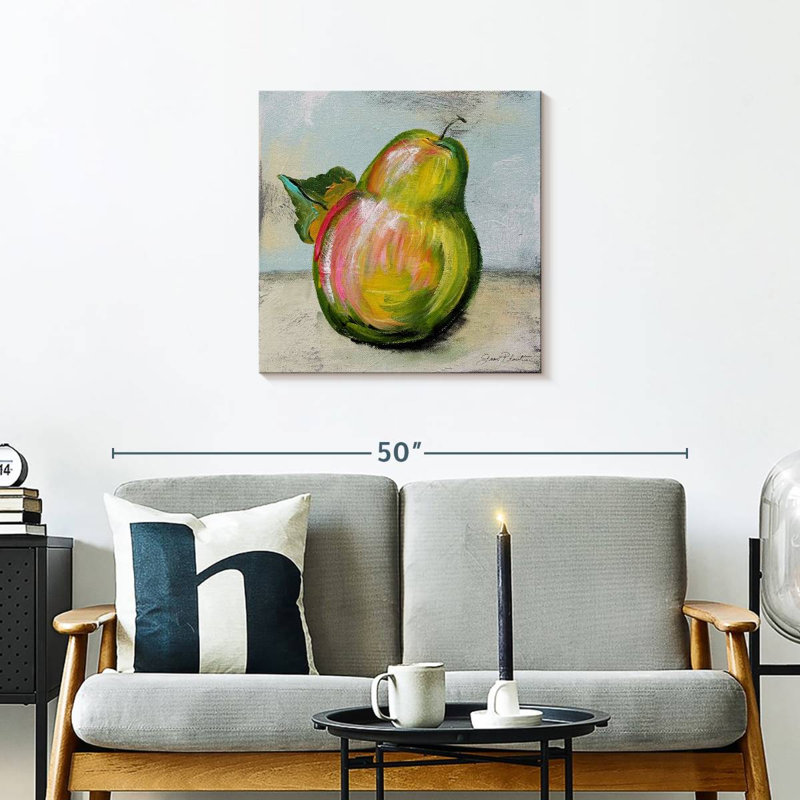 Yarlin - fruit de cuisine abstrait IV, H 24 po x l 24 po