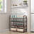 4 Tier Metal Shoe Rack with Adjustable Tilt Angle, Suitable for Front Door, Entrance, Garage-936568761