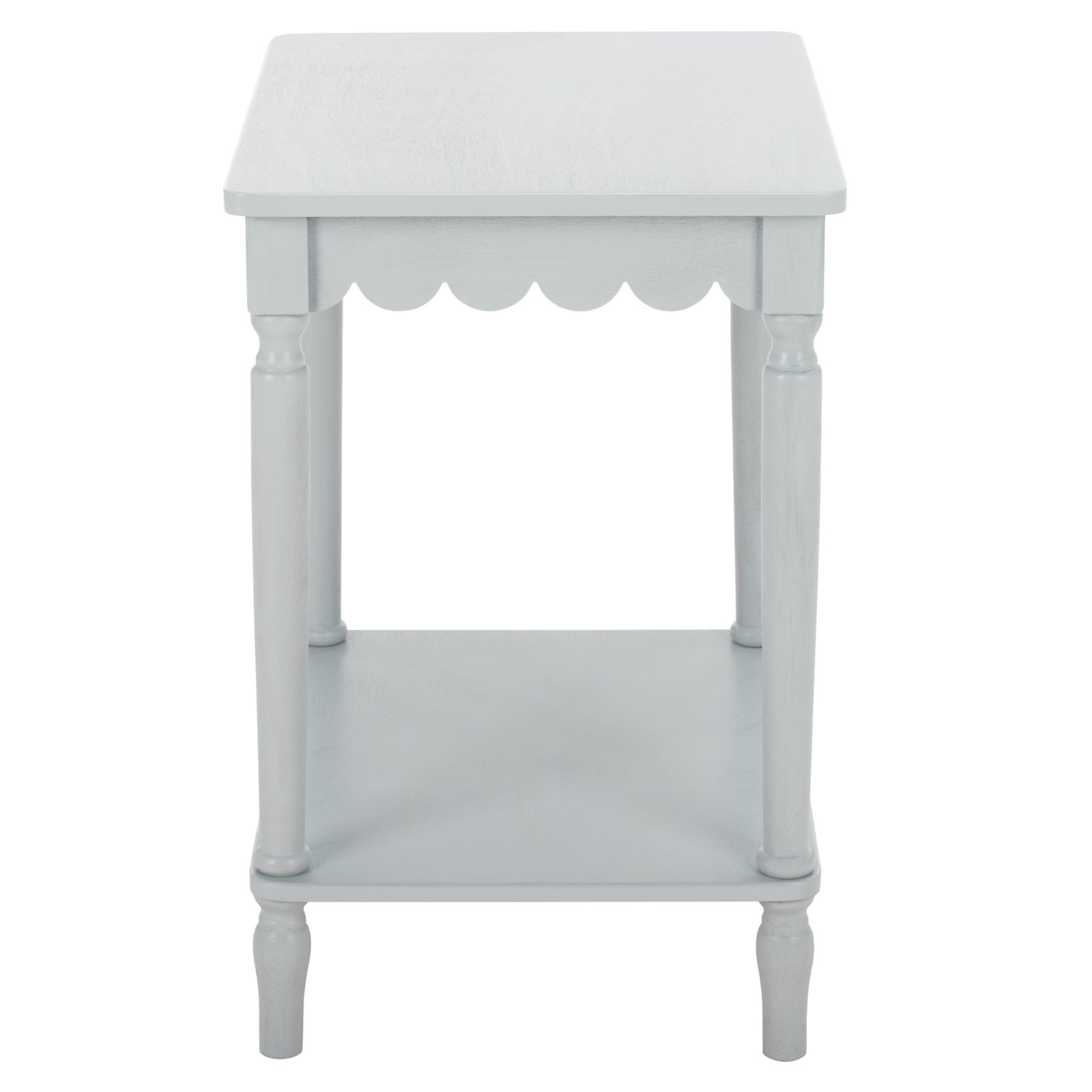 Branden 19" Pine End Table, Winter Sky