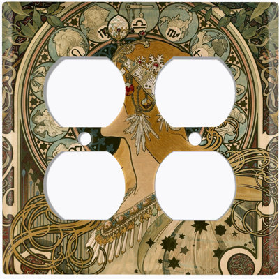 2 - Gang Toggle Light Switch Standard Wall Plate