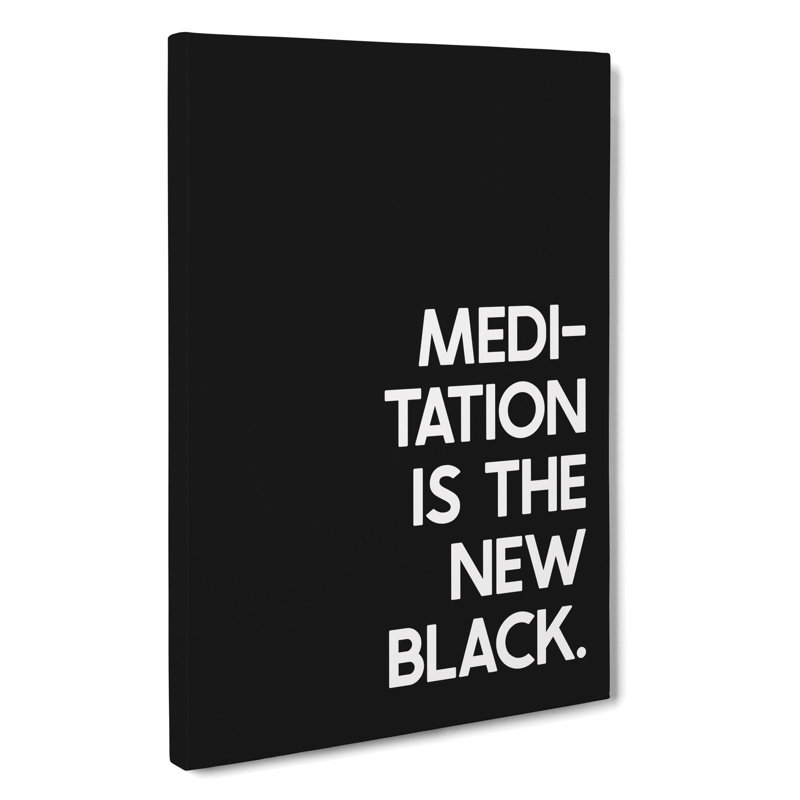 Meditation - Wrapped Canvas Print, 60cm H x 40cm W x 3cm D