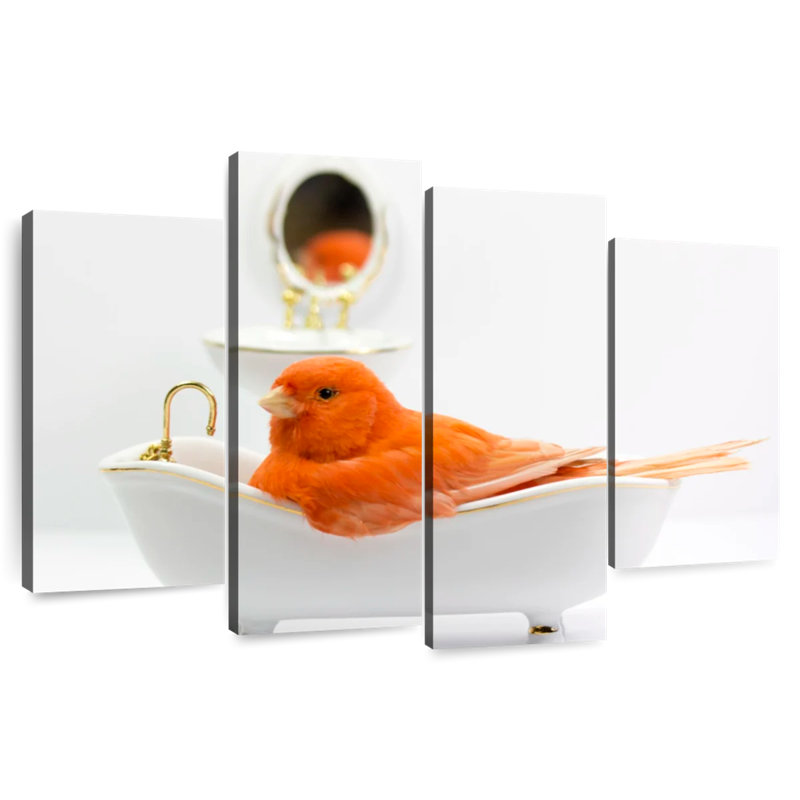 Brampt Bird Bath Time, 22" H x 36" W