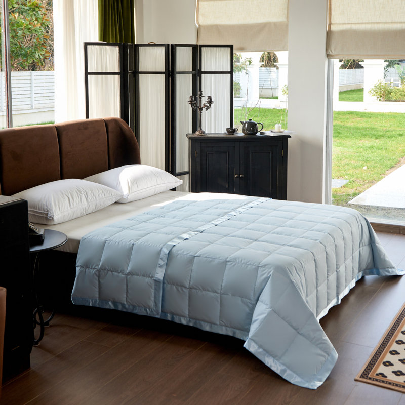 Couverture en duvet Maholi Light 600, Bleu, Double / grand