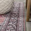 Tapis rose foncé / noir / blanc lavable à la machine Heimar Bohemian-88570944