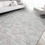 Geometric Area Rug in Gray