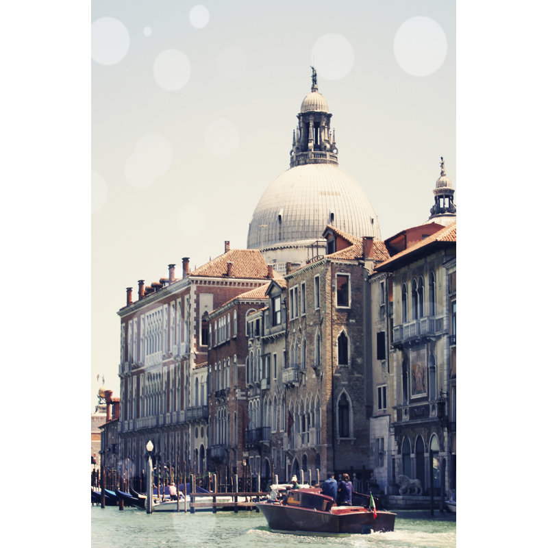Venice Bokeh V by Sylvia Coomes - Photograph Print, 36cm H x 24cm W, Black Floater Framed