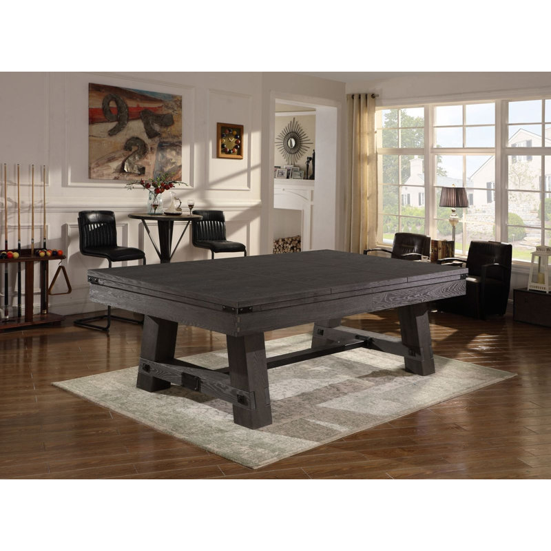 Playcraft Yukon Slate Pool Table With Dining Top/Professional Installation ($895 Value) Included, 33" H x 57" W x 101" D
