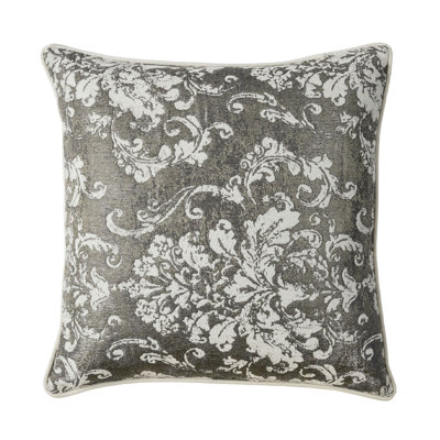 Belisle Indoor/Outdoor Damask Throw Pillow