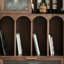 Bibliothèque en bois massif simple et luxueuse