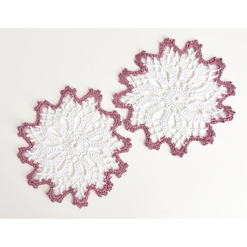 Accessoire de table Annagreth, Vieux rose
