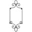 Metal Accent Shelf with Hooks