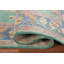Tapis décoratif turquoise et vert Kazak