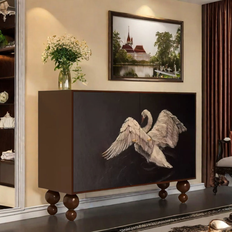 Armoire d'appoint en bois massif