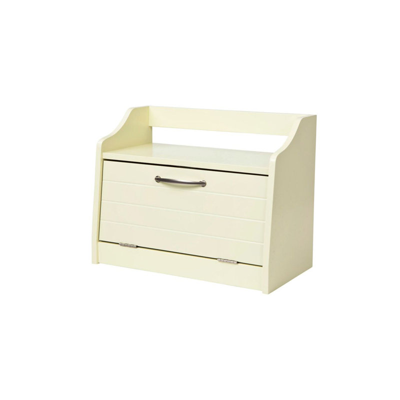 Wood Food Storage Container, Creamy Yellow