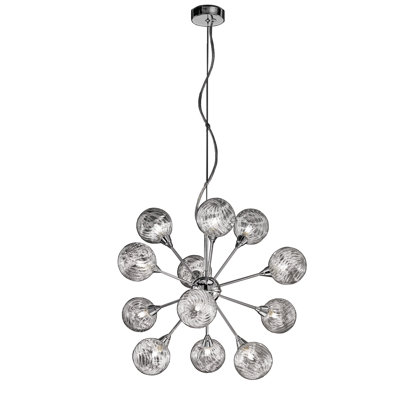 Abhilash 12 - Light Chrome Sputnik Pendant