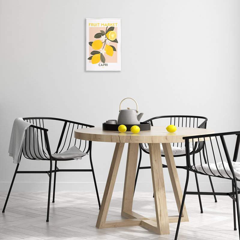 "Fruit Market", branche de citron, art mural par Reinders, H 15 po x l 10 po