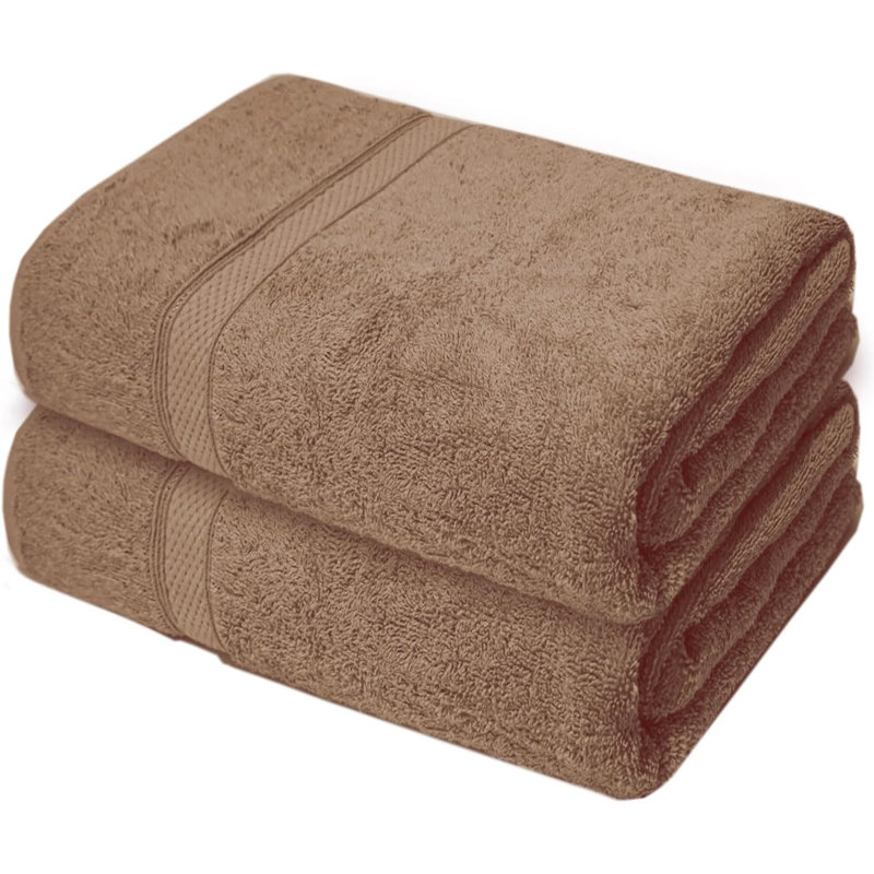 Nayim Turkish Cotton Bath Sheet, Truffle