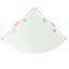Brylee Glass Corner Shelf-33763858-33763860