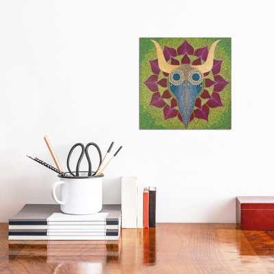 Dr. Plague Mandala by Nadya Al-Haroun - Wrapped Canvas Gallery-Wrapped Canvas Giclée