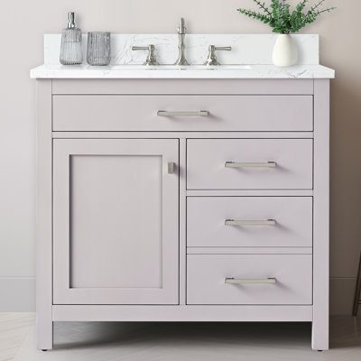 Meuble-lavabo simple 36 po Ajhane
