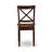 3 Piece Dining Room Table Set Contains a Square Kitchen Table and 2 Dining Chairs, Mahogany-335319898-384504296-384504295