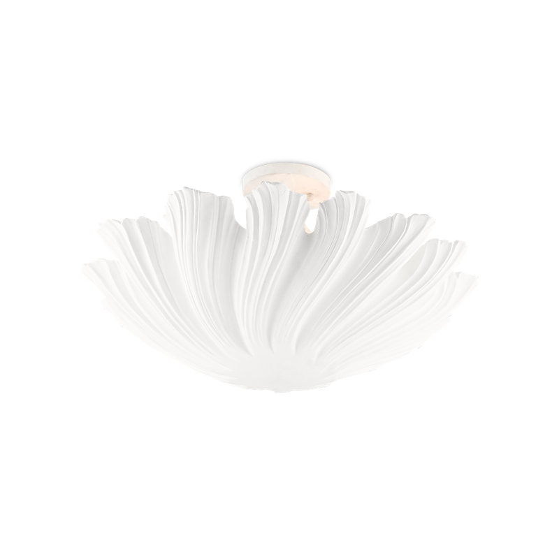 Plafonnier semi-encastré 3 lumières 22,5 po Hadley