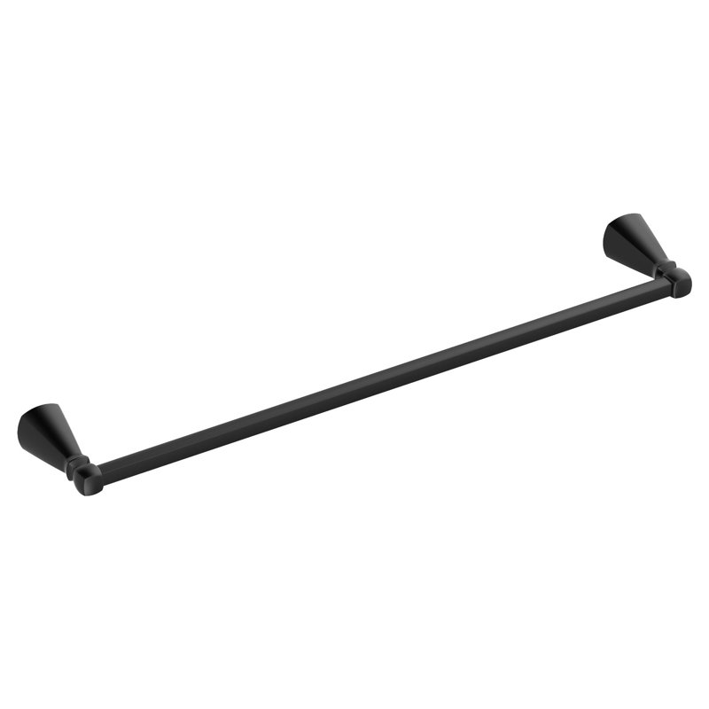 American Standard Edgemere Towel Rack Bar, 2.84" H x 18" L x 4.64" D, Matte Black