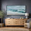 Impression sur toile encadrée, "Ocean Wave Seascape Coastal Nature", très grandes photos-125011604-125011605