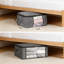 Sacs de rangement pliables avec fermeture à glissière et fenêtre transparente, poignées renforcées pour le placard, sous le lit et organisation de dortoir de couvertures, oreillers, literie et vêtements