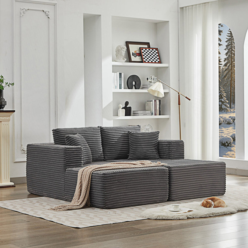 Canapé modulaire Cloud, Gris