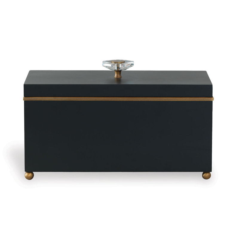 Naples Decorative Box, Black