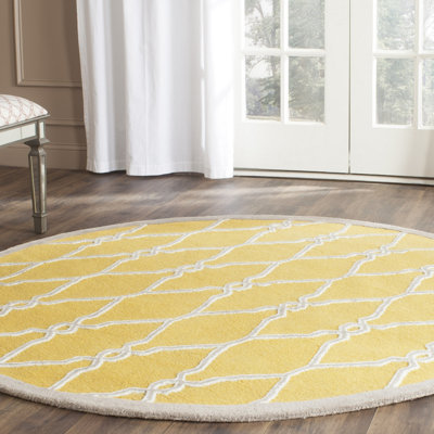 Cannen Hand Tufted Wool Geometric Rug