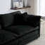 Comfy Armchair In Black Chenille - Convenient Assembly Single Seat Breathable