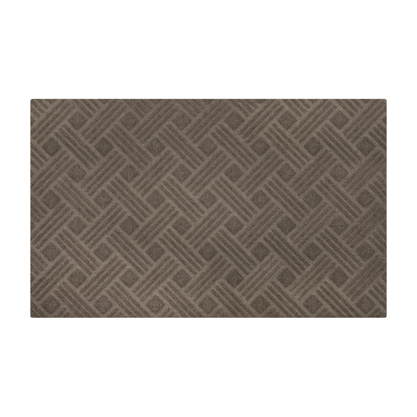 WaterHog Luxe Thatch Non-Slip Doormat, 21.5" W x 35" L, Greige