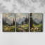 Lanscape Study Series C - Ensemble de 3 toiles tendues avec châssis - Prêt à être accroché-1047891288