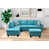 Microfibre / microsuède turquoise est en rupture de stock