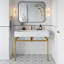 Meuble-lavabo mural en acrylique Red racé par Modway-22551712
