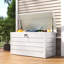 Garden Sanctuary 114cm W 350L Metal Lockable Deck Box-110836093