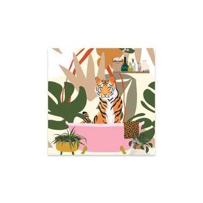 Tigre dans la baignoire par Jania Sharipzhanova